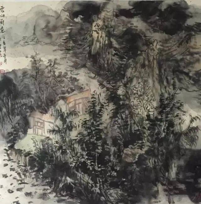 作为当代山水画家的代表,王本杰