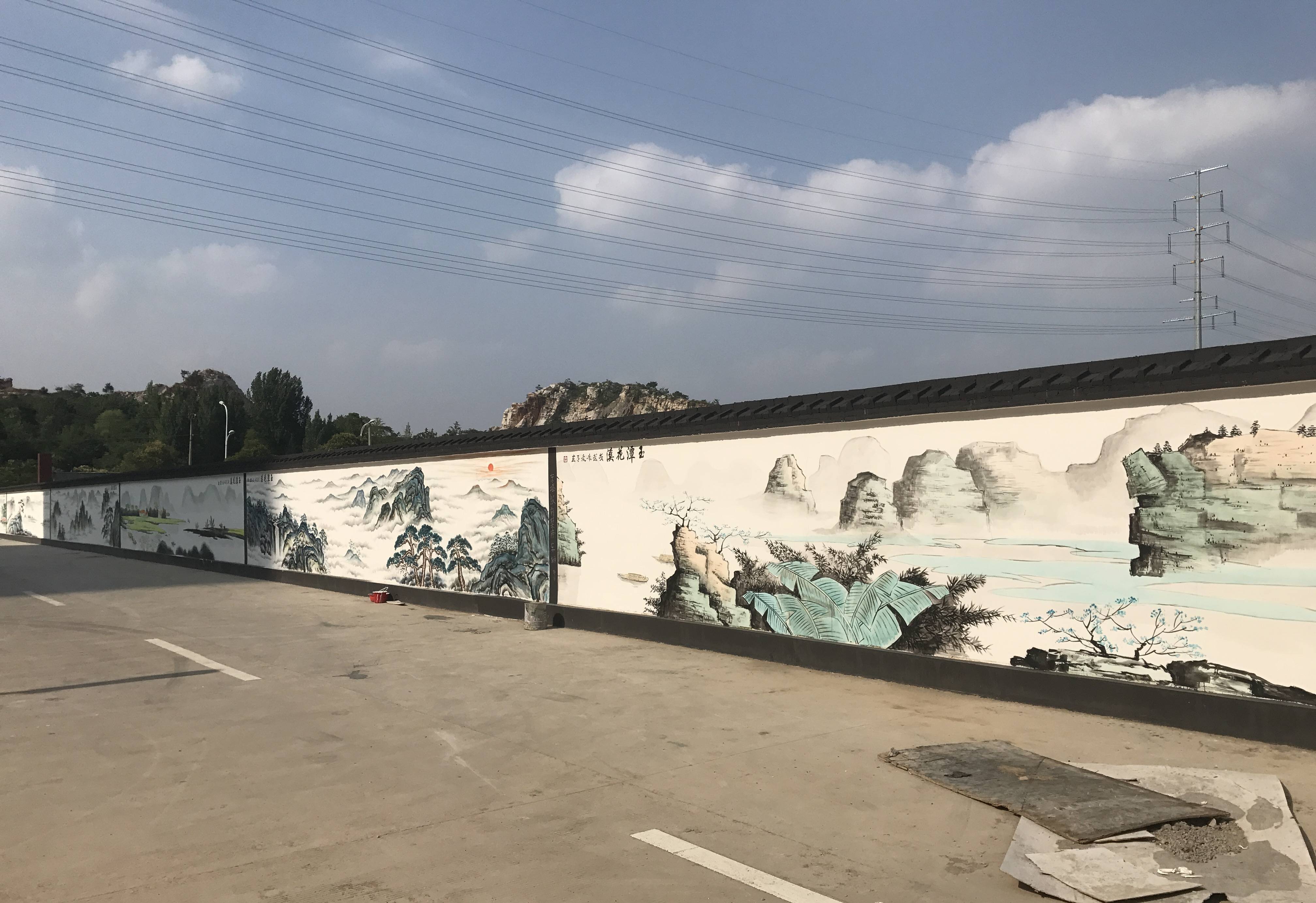 晋城市专业墙绘彩绘艺术家打造网红村