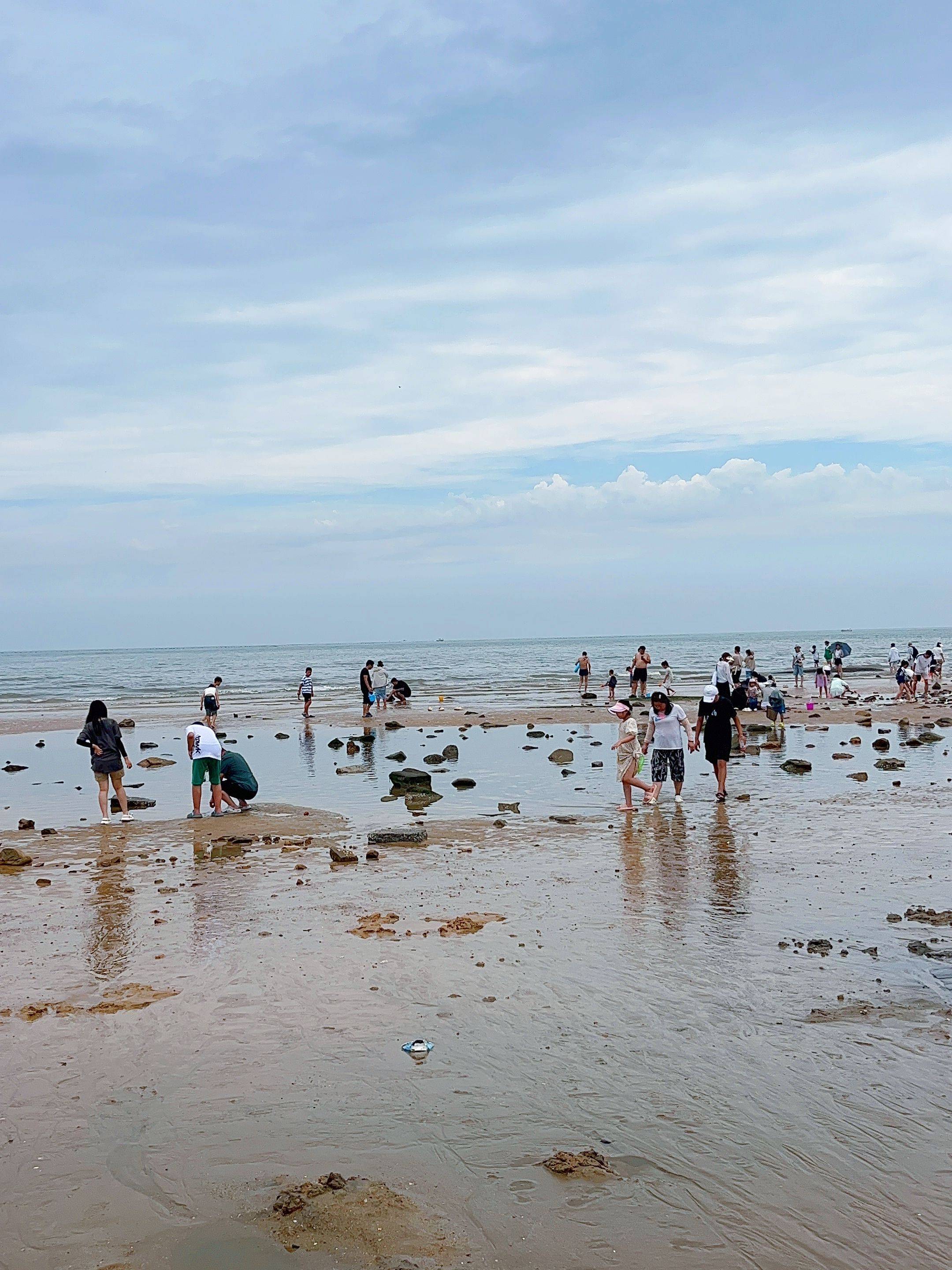 日照岚山多岛海赶海图片