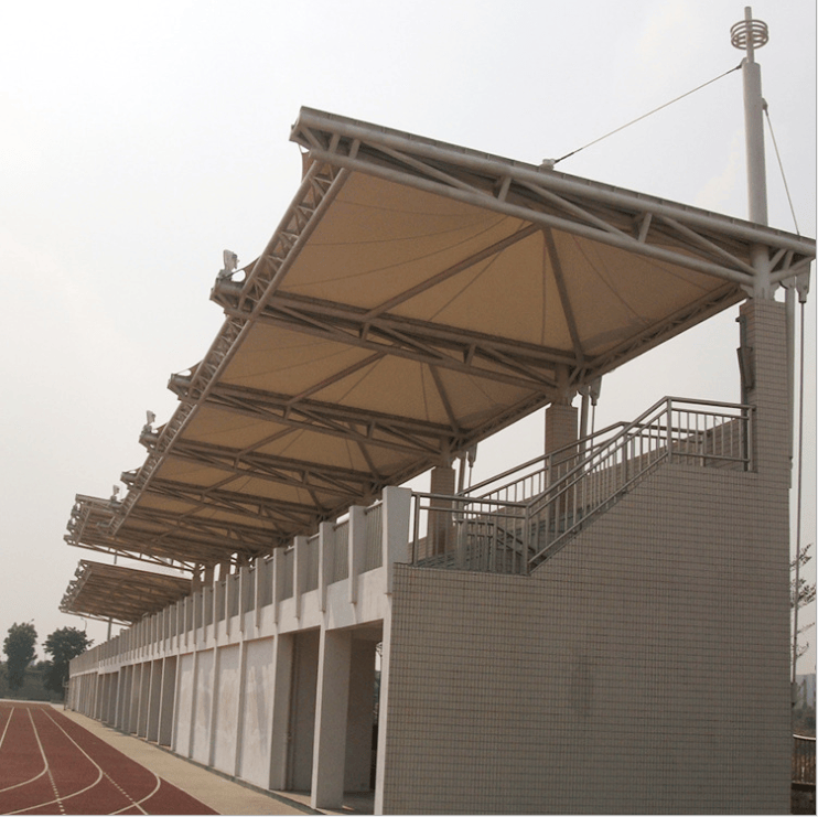 深圳远信膜结构｜ETFE膜材看台膜结构雨棚价格：成本效益双赢