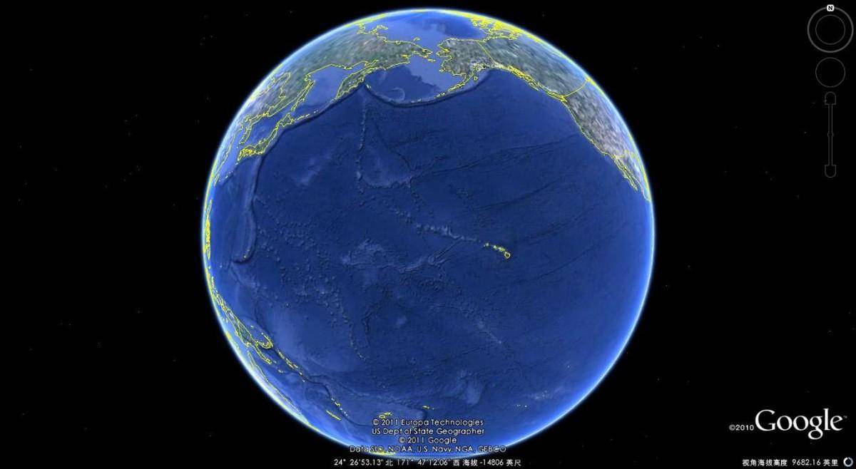 地球的背面!太平洋上为啥没有形成陆地?最大海洋是天生如此吗?