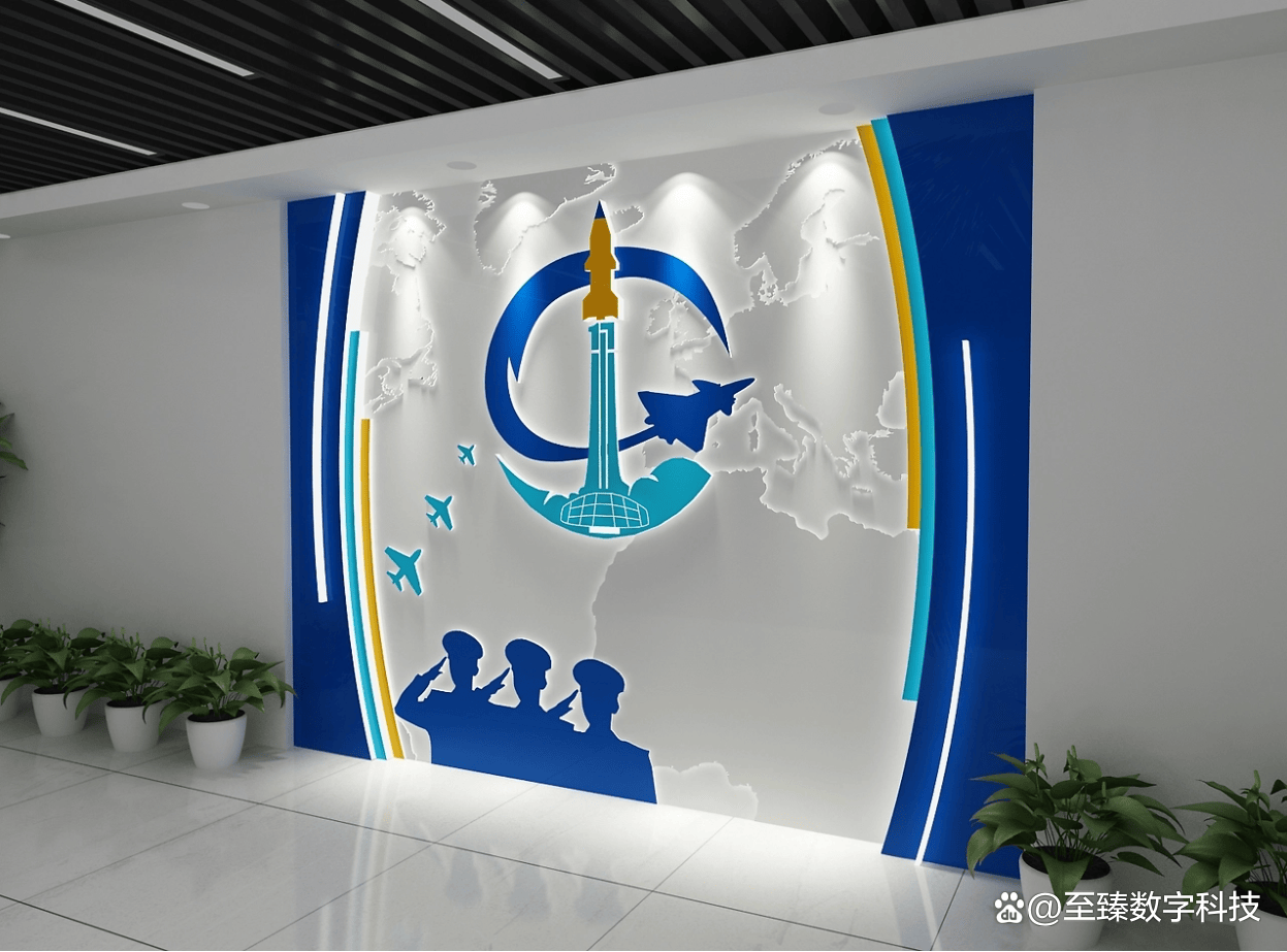 科技公司企业形象墙设计思路分享