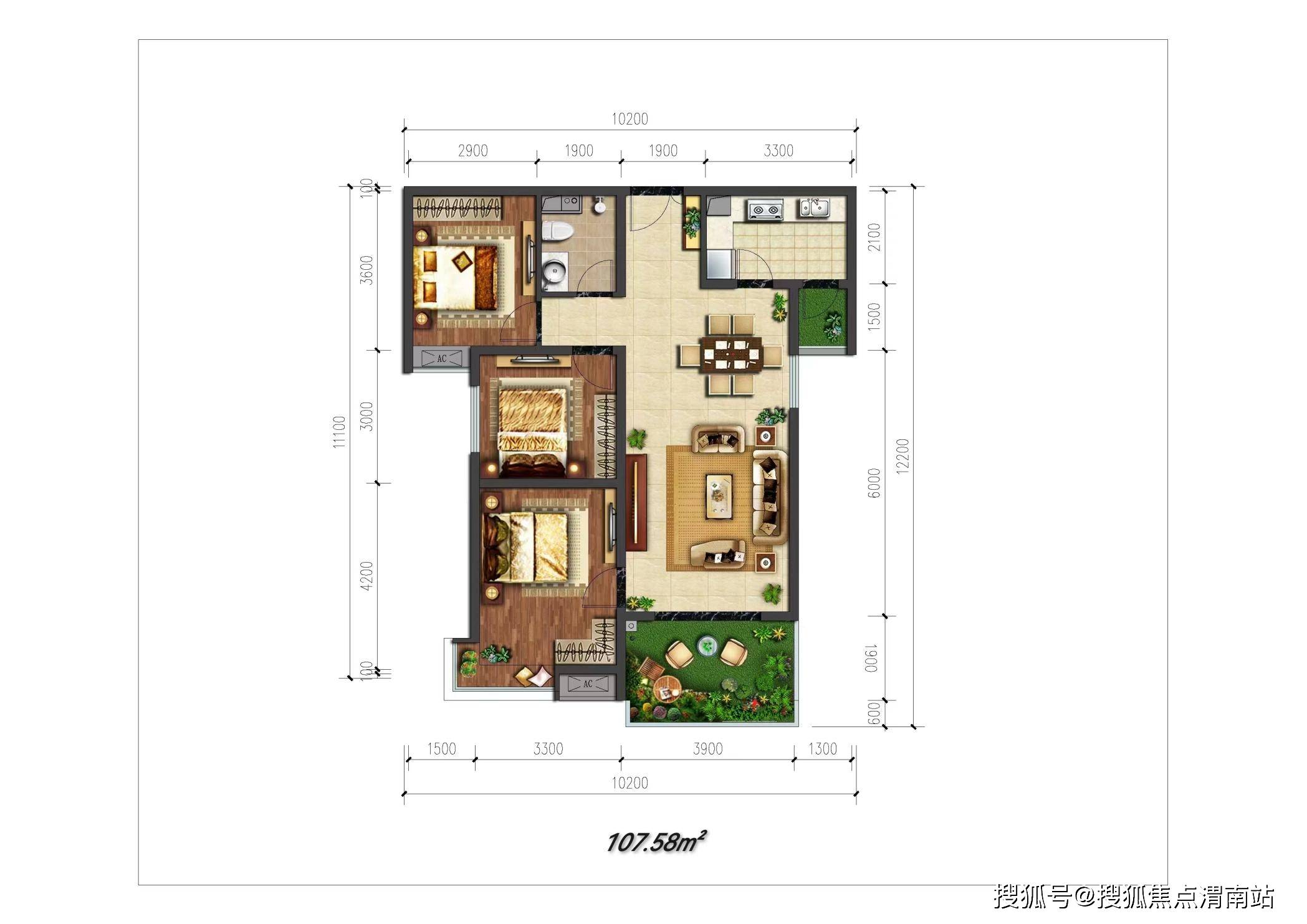 渭南高新杰座户型图图片