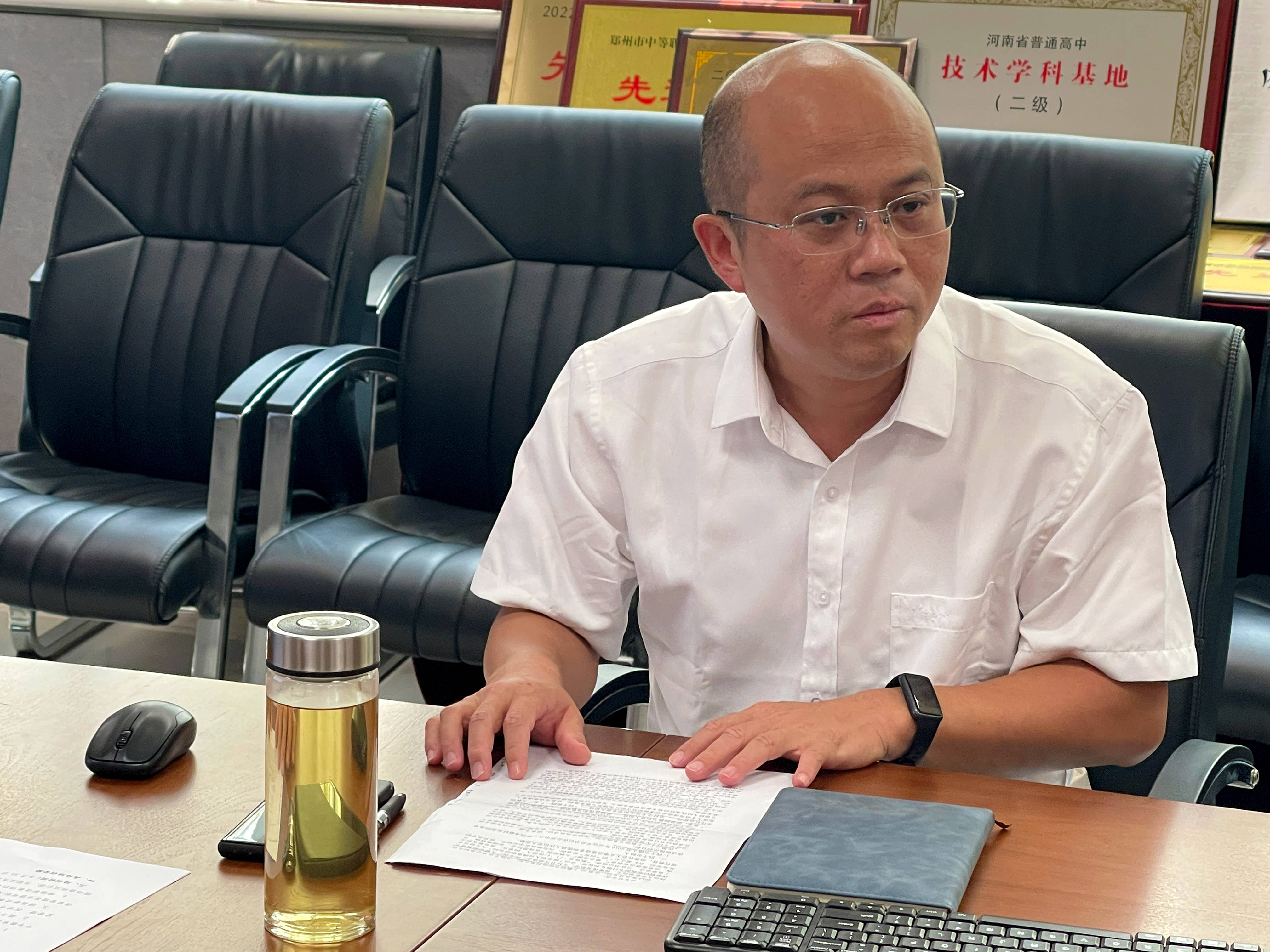 张继波主讲的题目是《熟悉教学常规 迈好职场第一步》