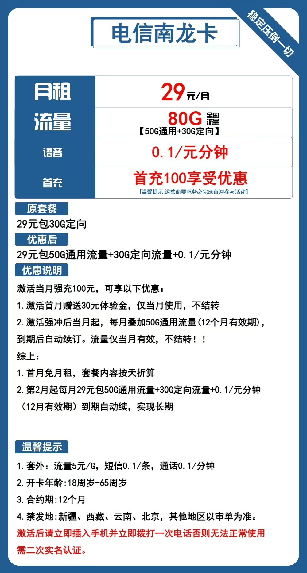 024年电信流量卡推荐：29元月租、80GB流量、长期套餐、流量结转等套餐一览"