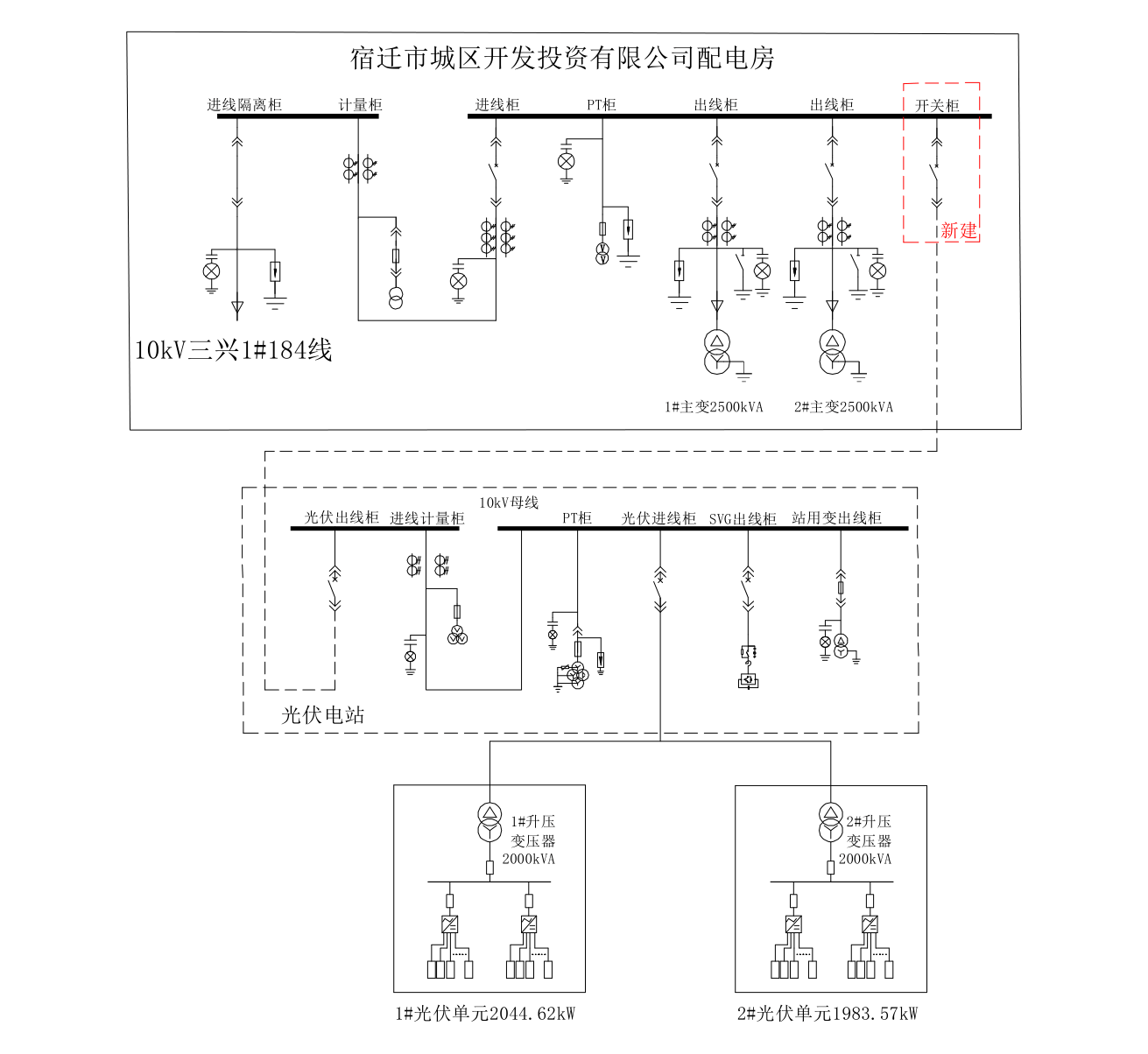 光伏380v并网接线图图片