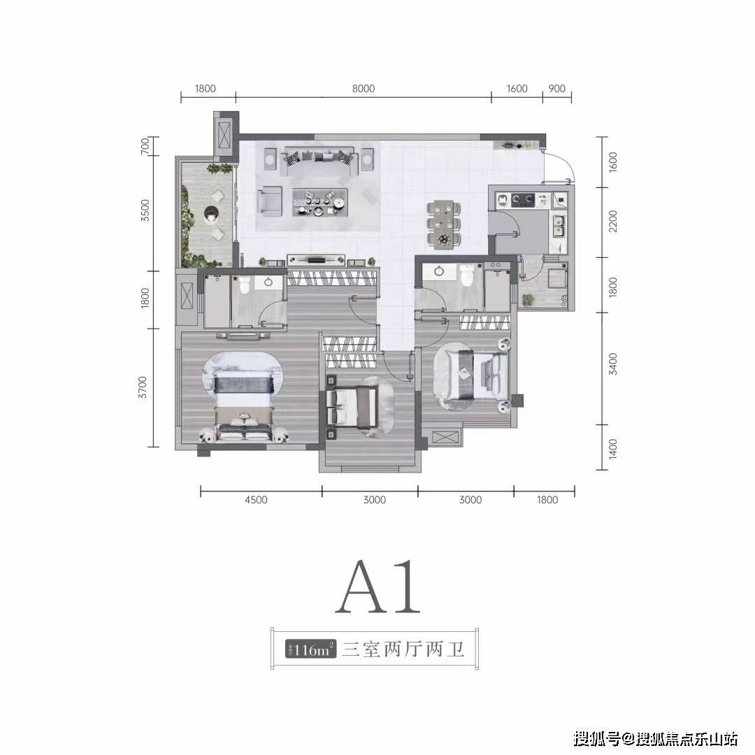 西宸春天户型图图片