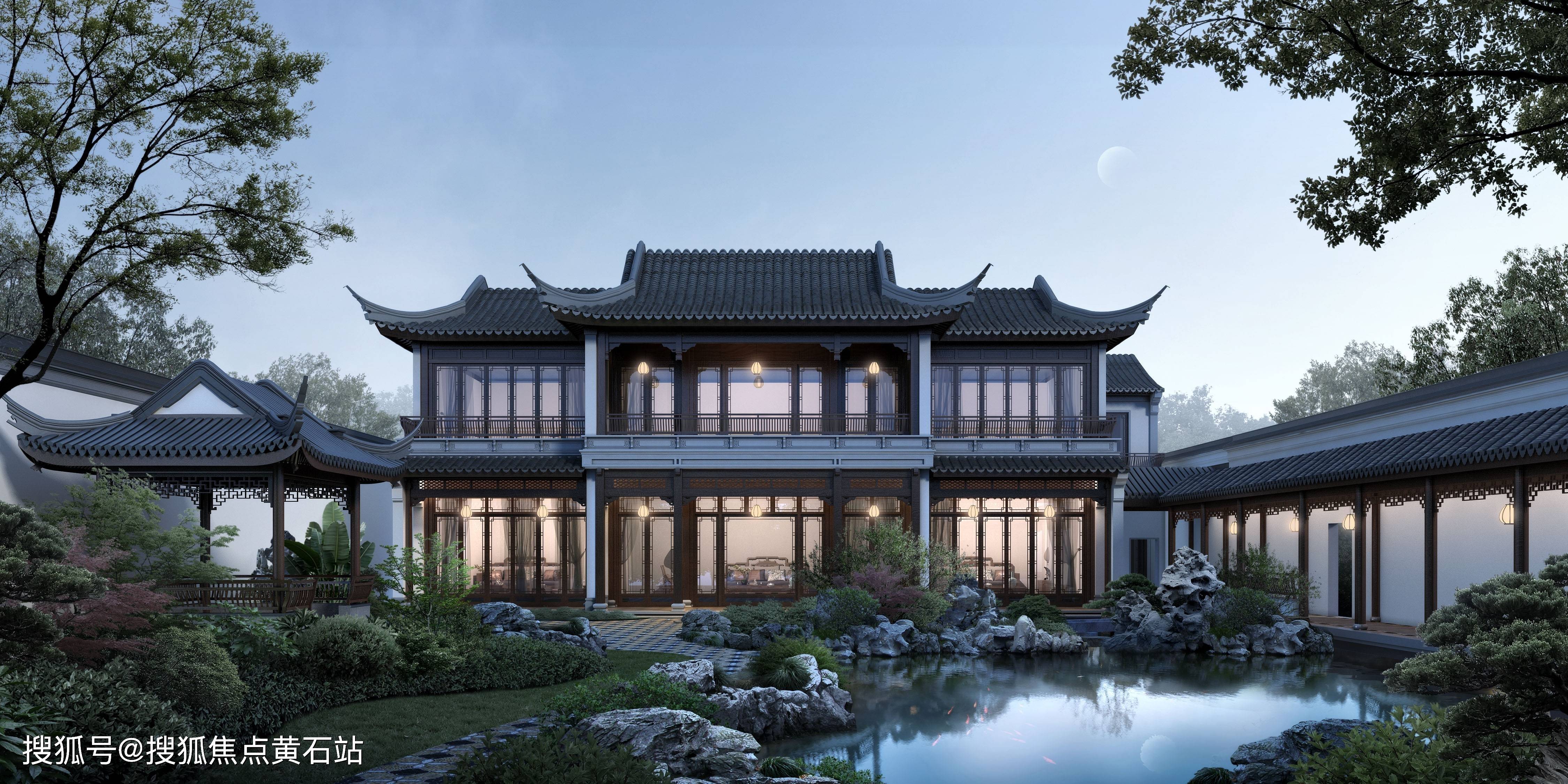 上海中式园林大宅「上海桃花源」来了!前滩南的低密别墅-楼盘百科