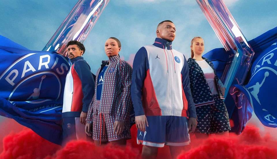 潮流碰撞！巴黎圣日耳曼携手乔丹发布限量版浅粉蓝黑第三球衣-巴黎圣日耳曼 官方