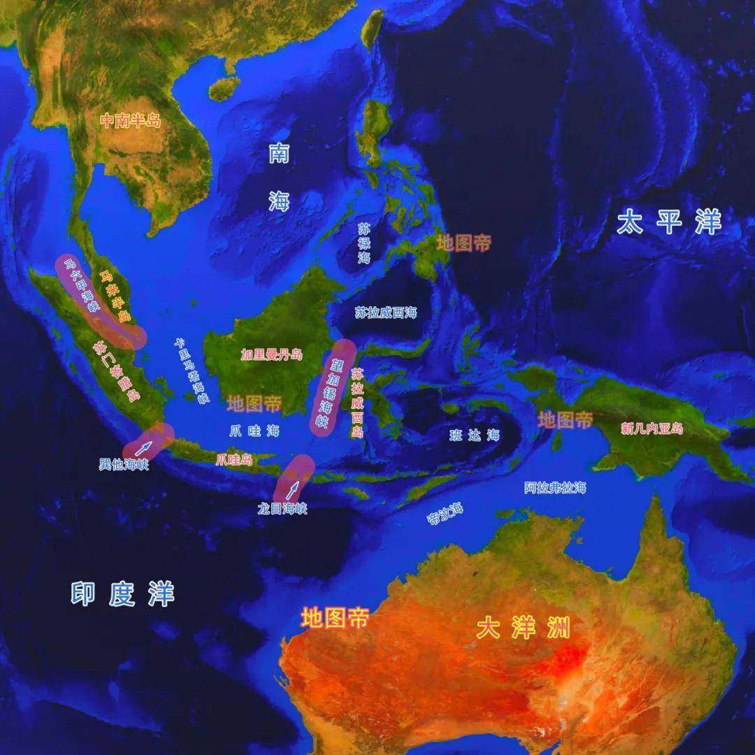 亚洲地图 山脉图片