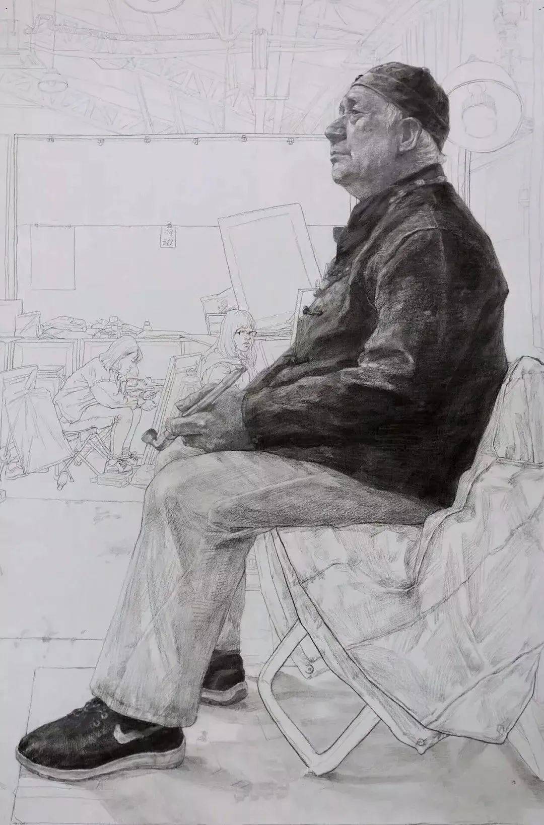 美术生必看!国央清三校全身像素描作品欣赏