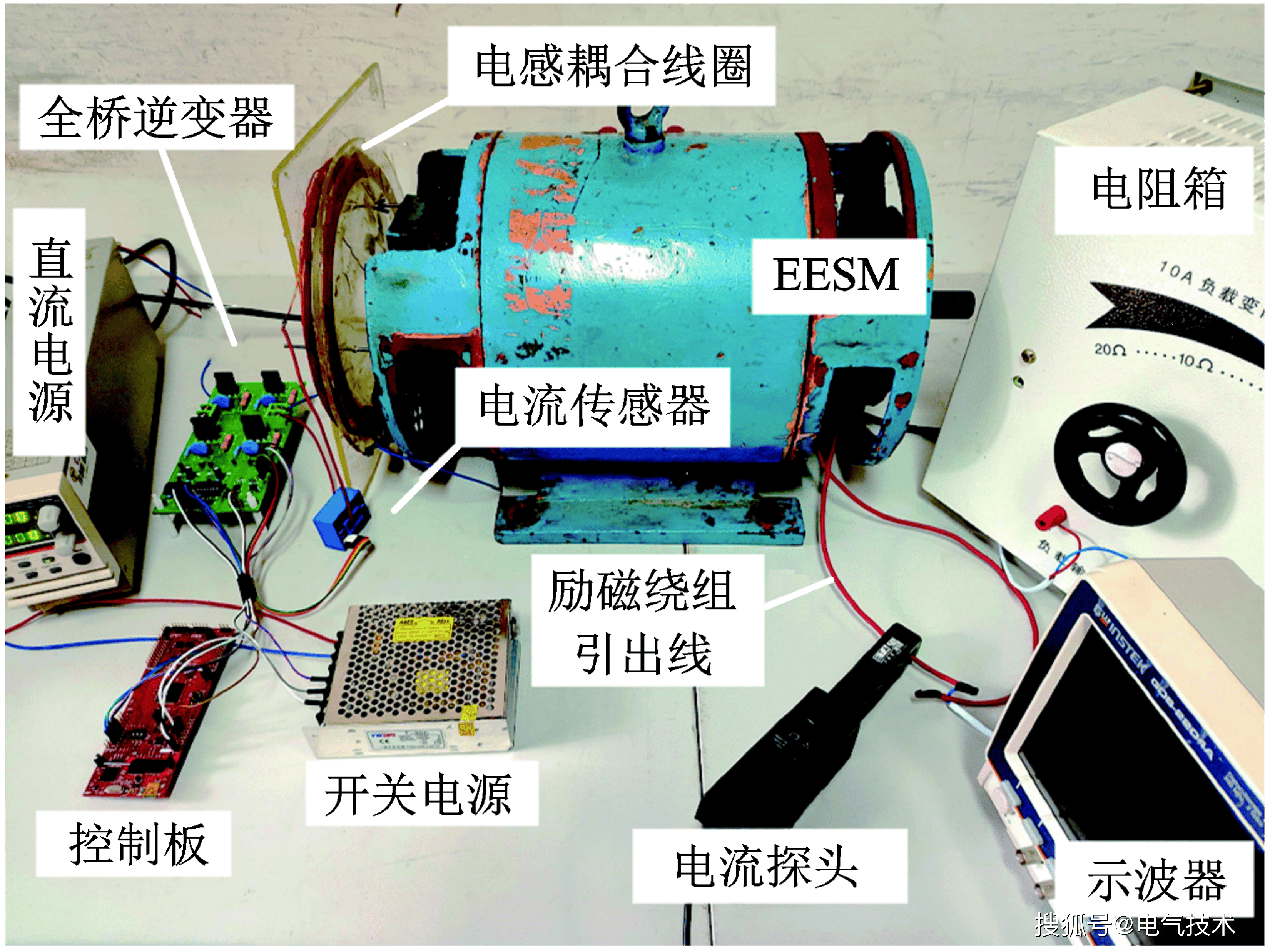 直流电机励磁接线图图片