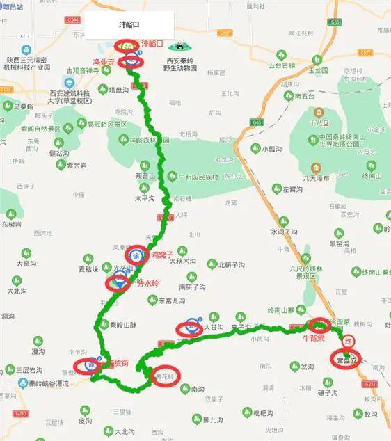 国道211线路经详细线路图片