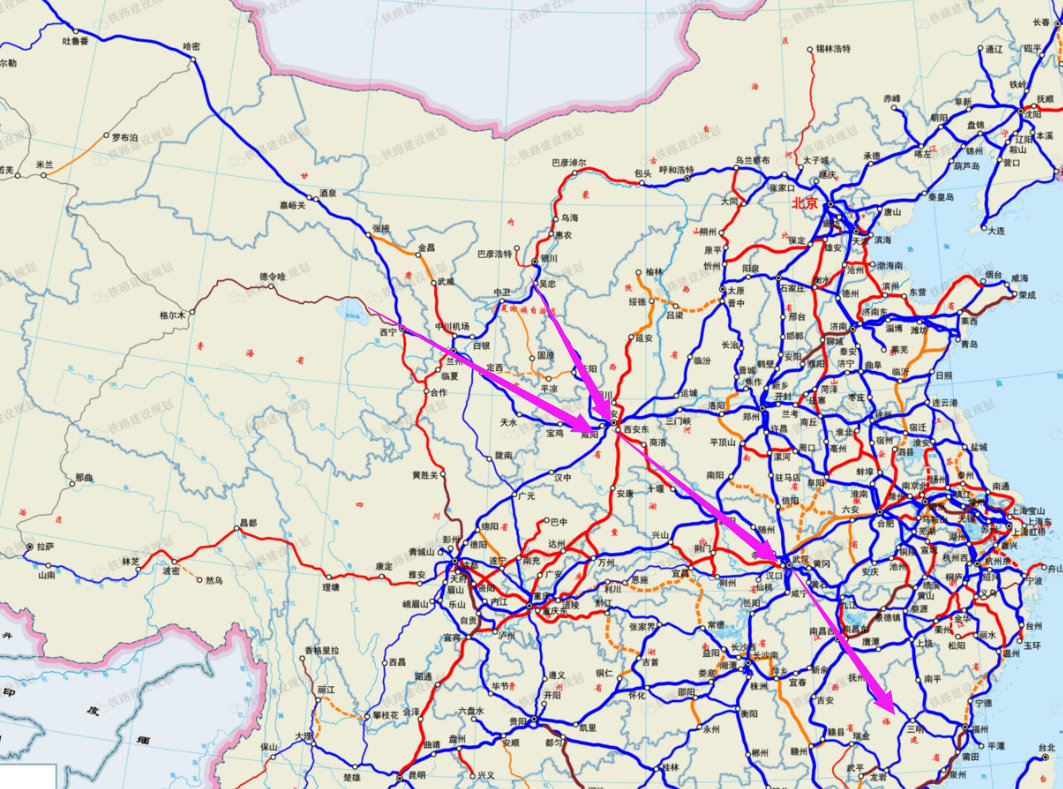 2021全国高铁线路图图片