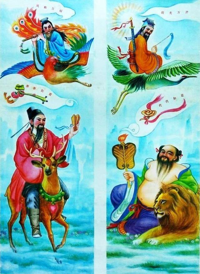 童年记忆—26幅《八仙过海》主题年画