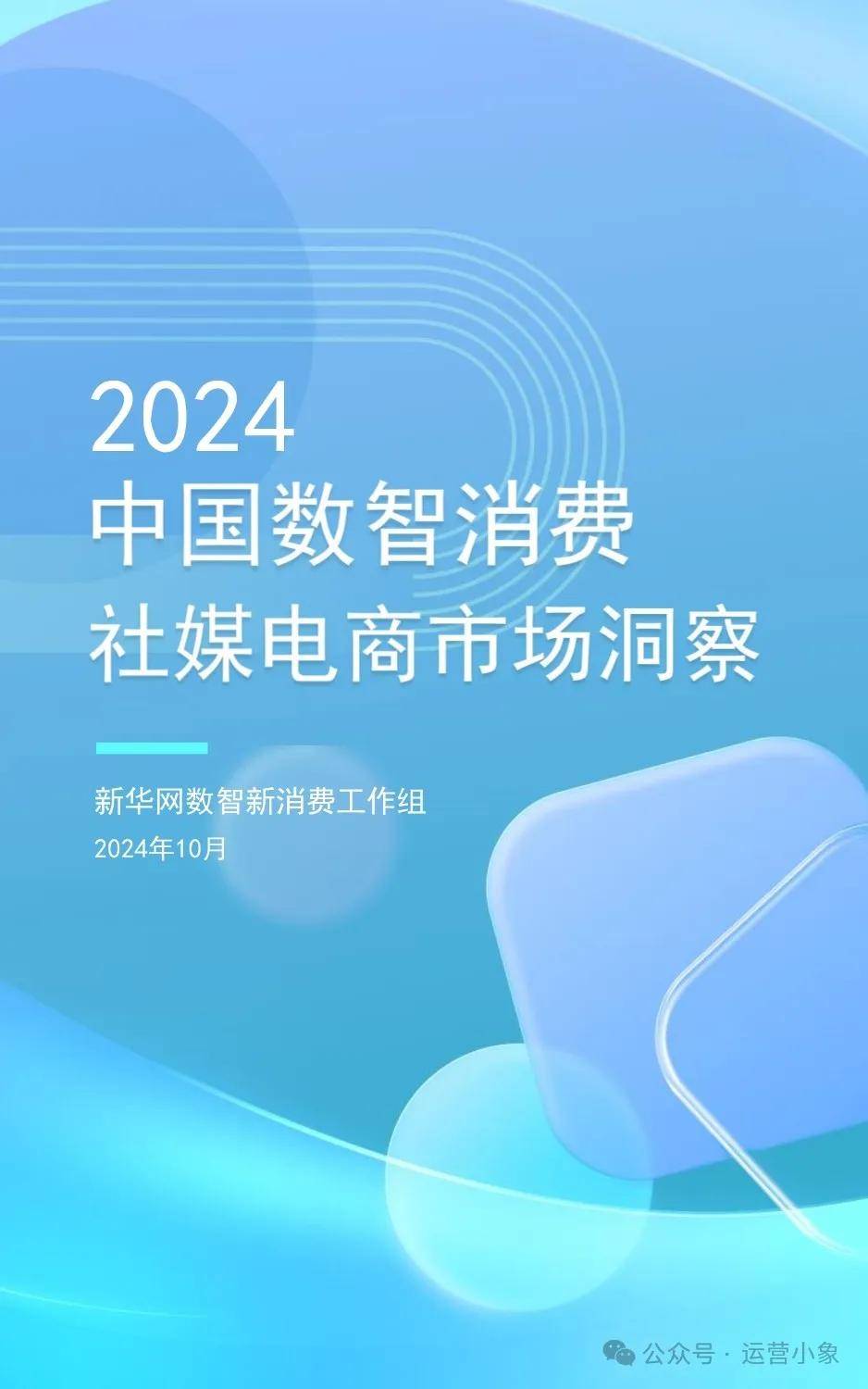 2024中国数智消费社媒电商市场洞察报告