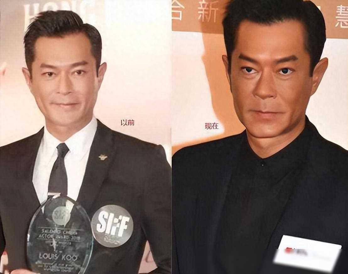 再抗老的港星也难逃岁月,成龙一夜白头,53岁的古天乐"凶相"毕露!