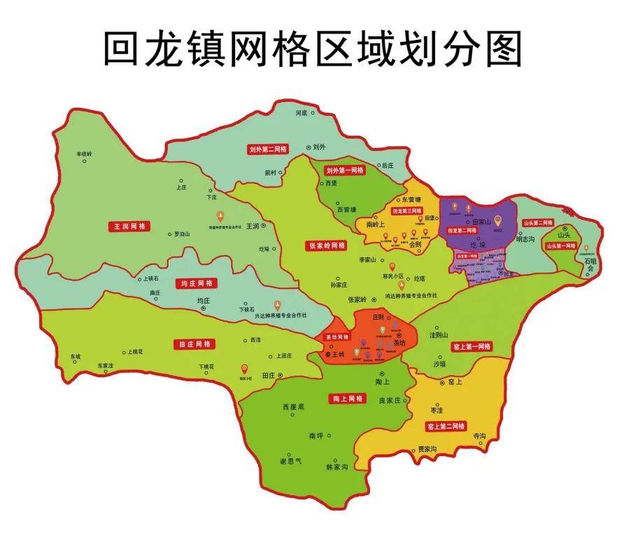 回龙镇地图图片