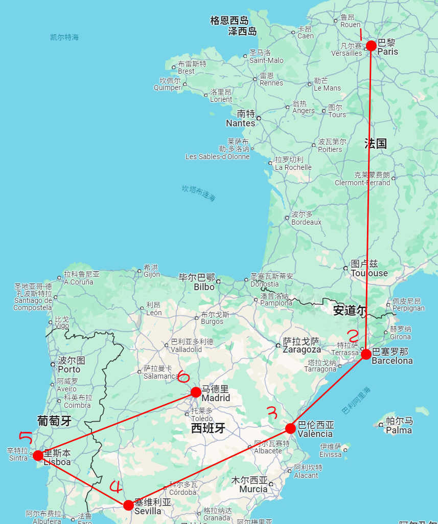 图片[1]-【欧洲】法式浪漫、西班牙热舞与葡萄牙柔情的三色梦 -华闻时空