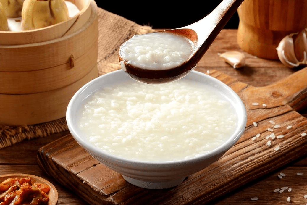 抖音简单喝点白粥=喝一碗白粥心情说说