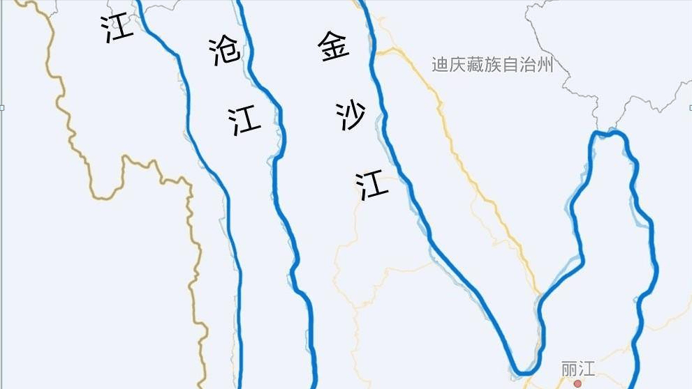 金沙江河谷地图图片