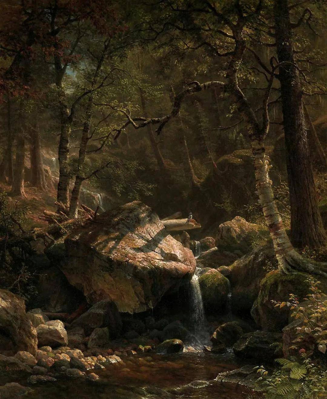 美国著名风景画家艾伯特·比尔史伯特 albert bierstadt