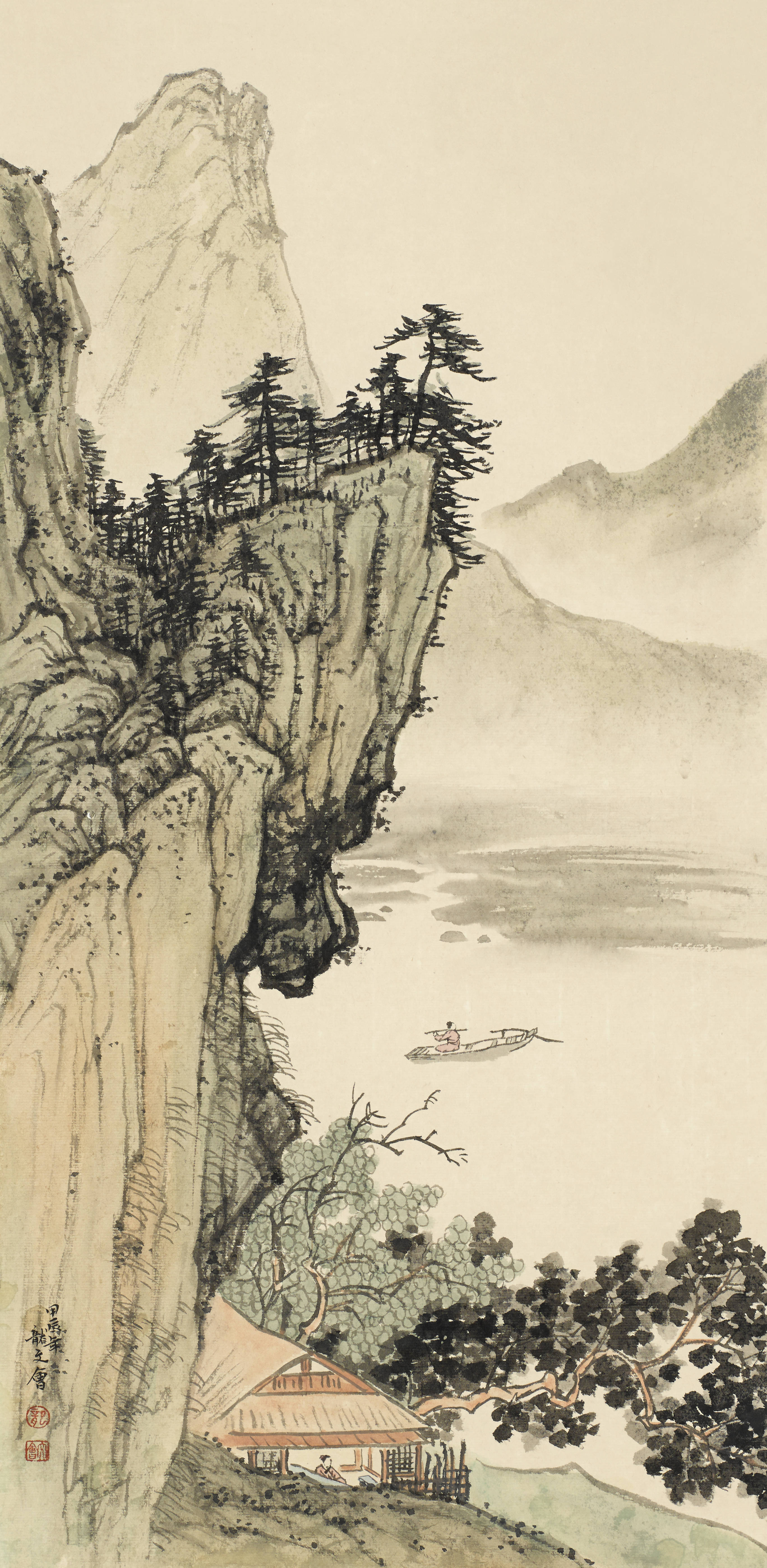 五百年一大千,千年一文会:山水篇(工笔画白菜第一人龙文会)_作品_写实