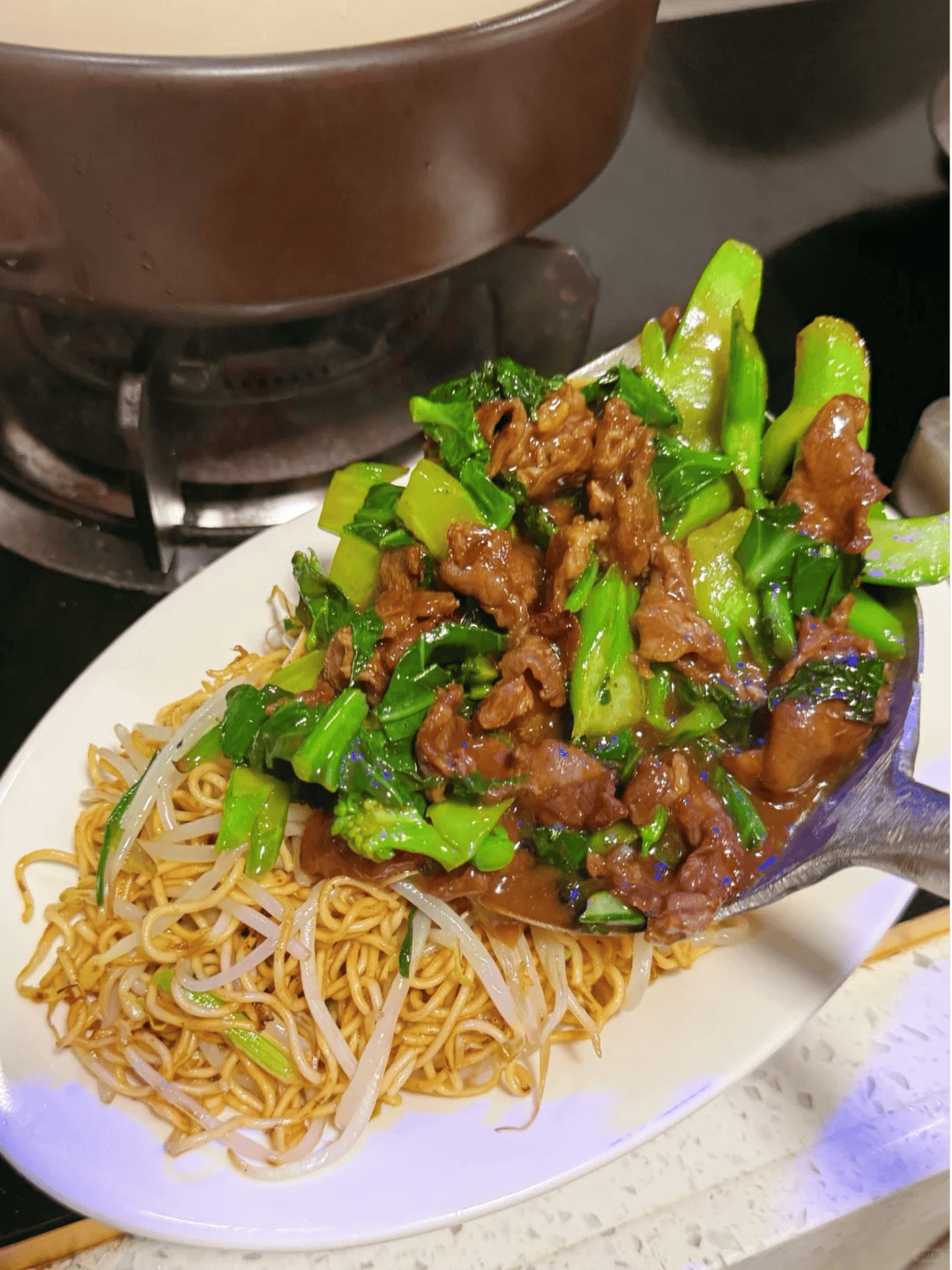 超有锅气的湿炒牛肉面,弹滑又入味,谁能拒绝,吃过一次就忘不了