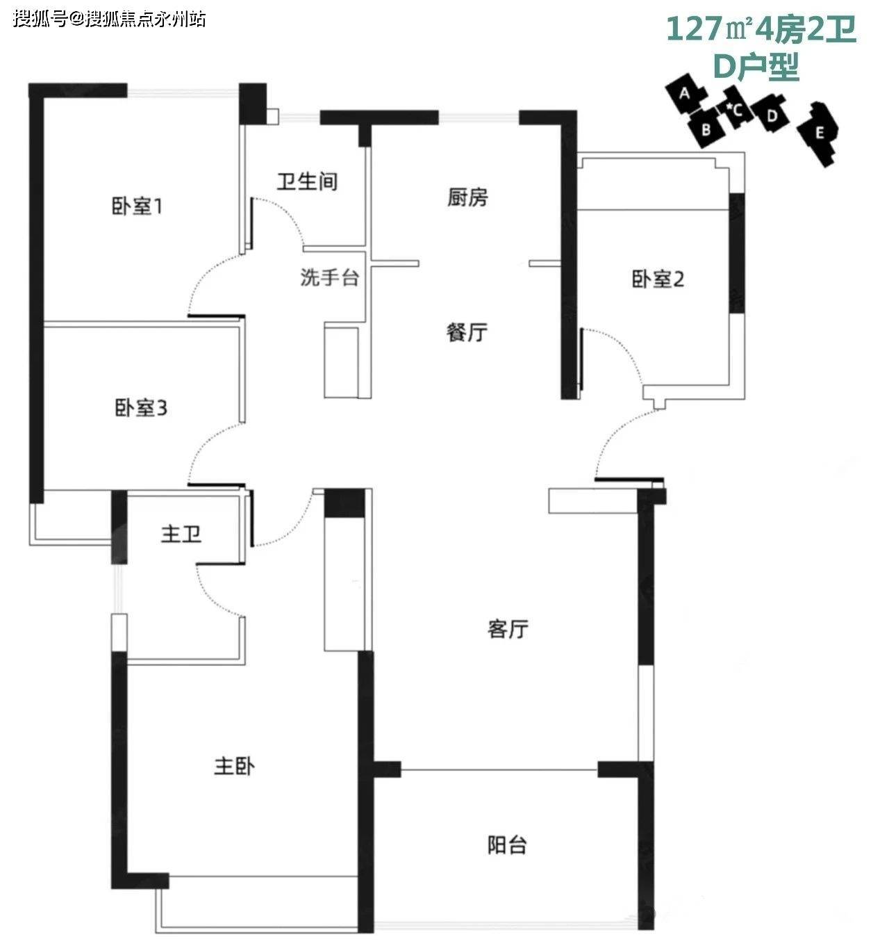 仟坤水街西区户型图图片