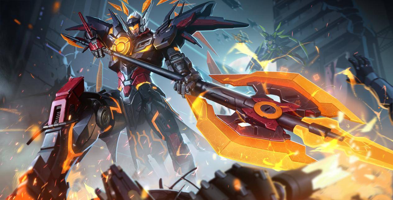 此外,吕布还有"猎兽之王"和"野性能量"两款皮肤.我是极光