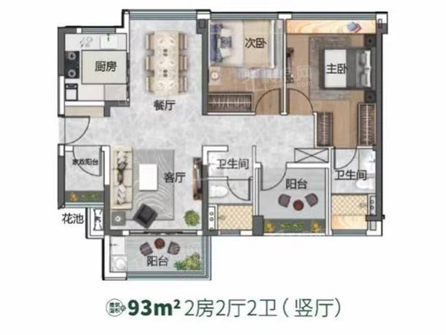 中建岭南悦府学位划分图片