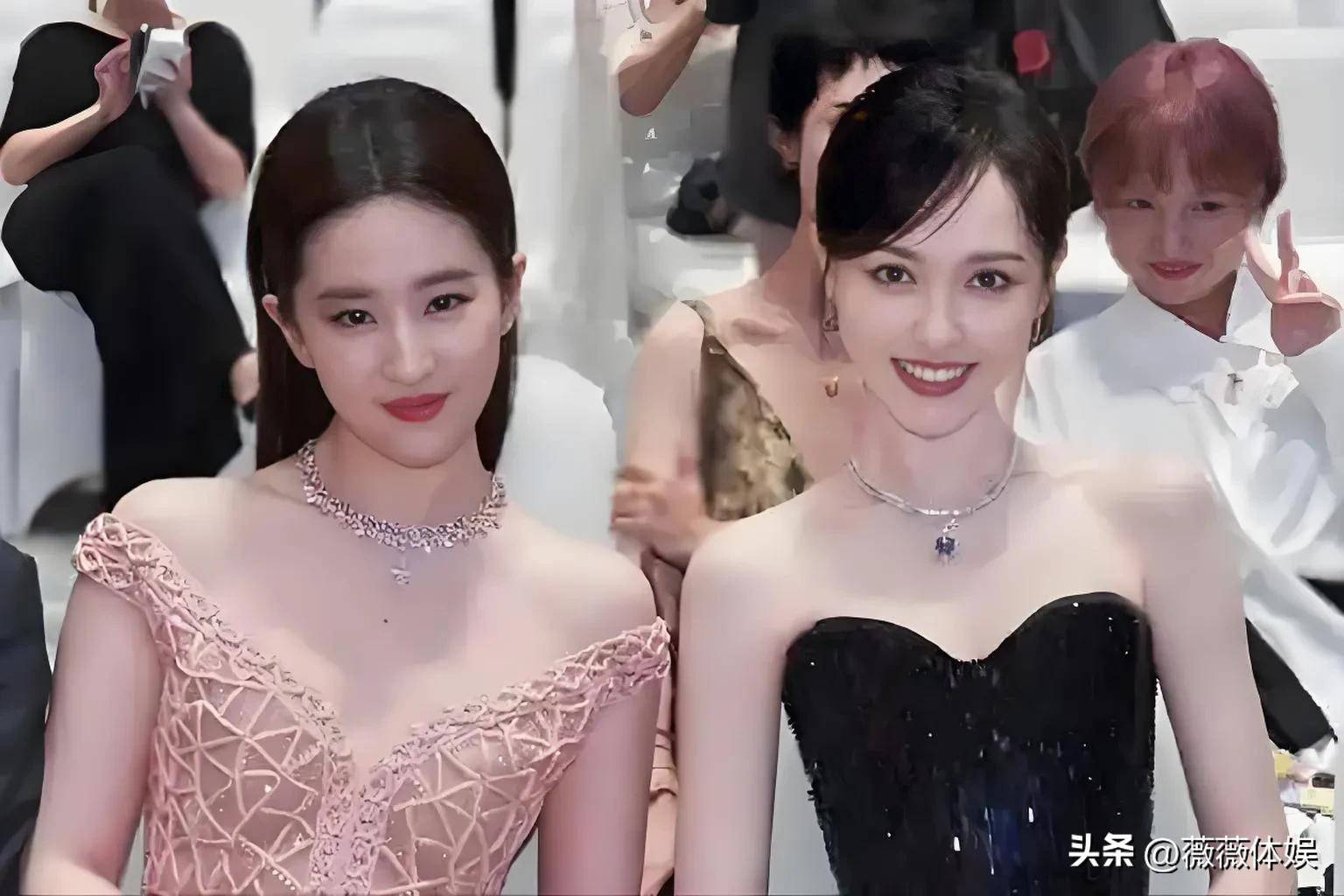 看看这张合照,不光是明星本身的气场,站位