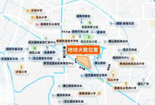 佛山奥园地图图片