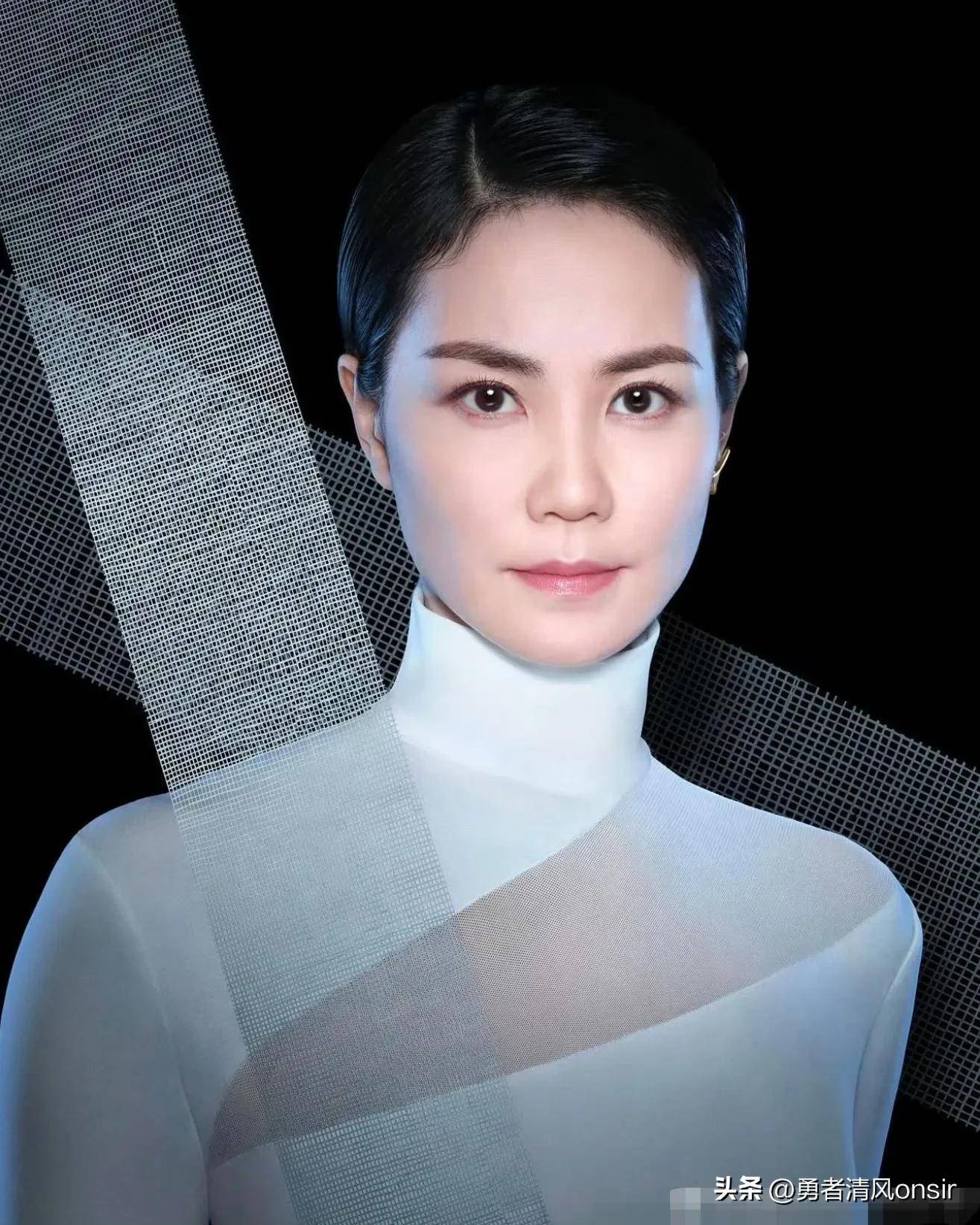 王菲罕见营业,最新广告大片气质高级美出新高度,完全不像55岁