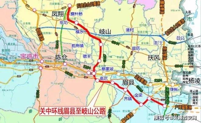 银百高速陕西段地图图片