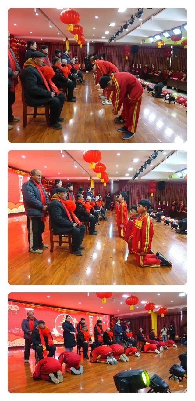 邯郸开发区弘济学校举行"孝德敬老面对面" 暨新年联欢会