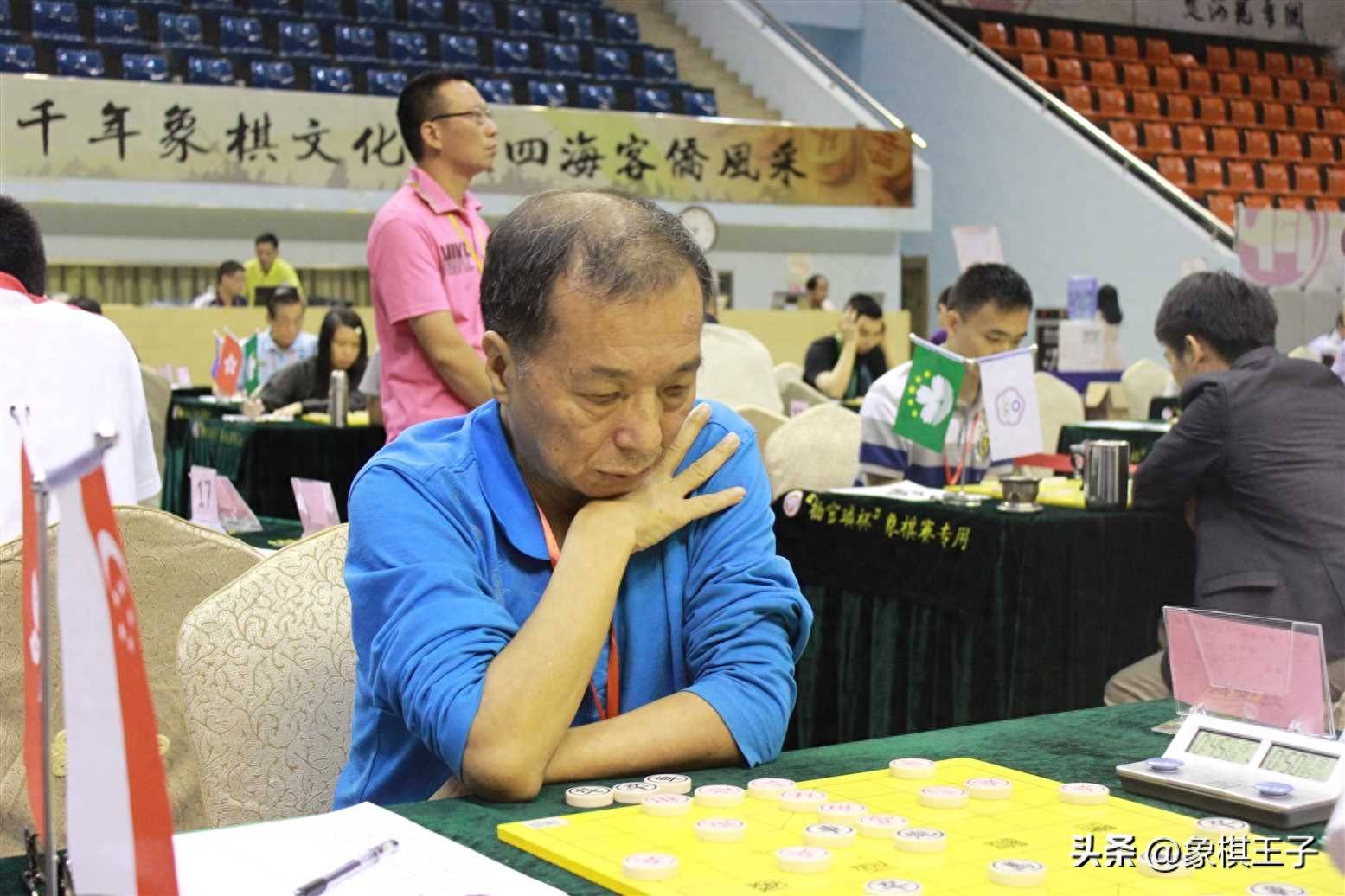 打败十大冠军名宿,古稀档的战神_赵汝权_象棋_香港