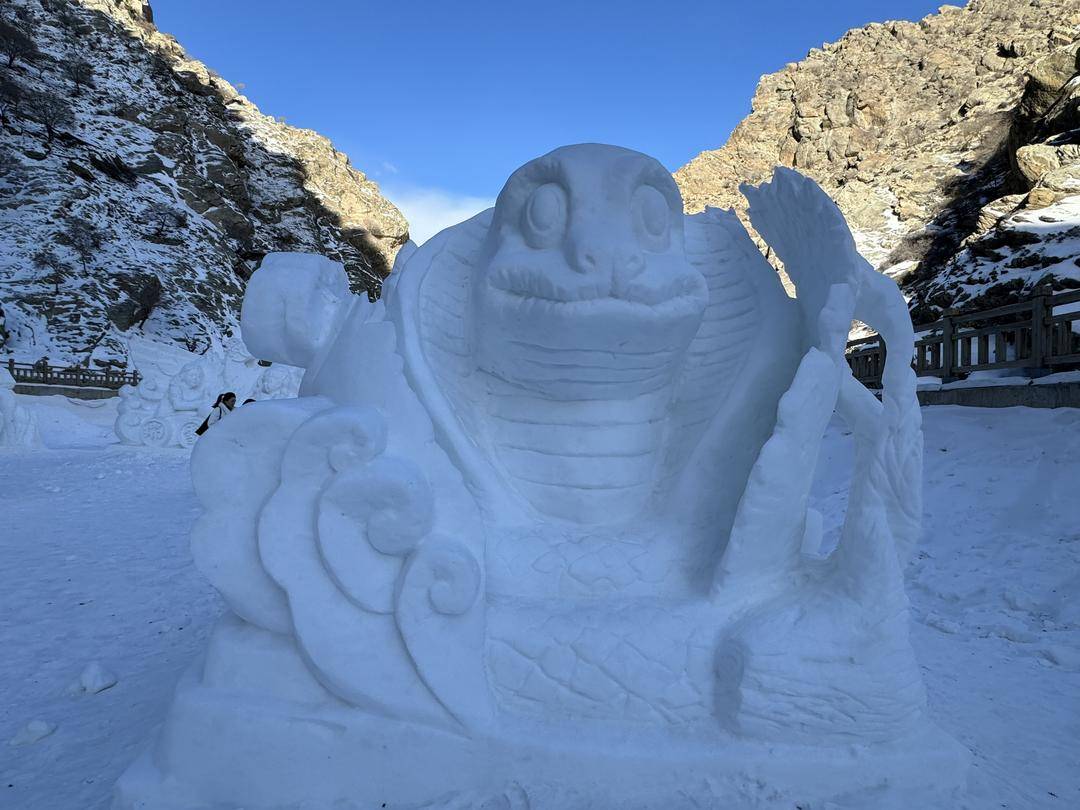 宁夏贺兰山岩画冰峰节蛇年主题雪雕设计赛圆满收官