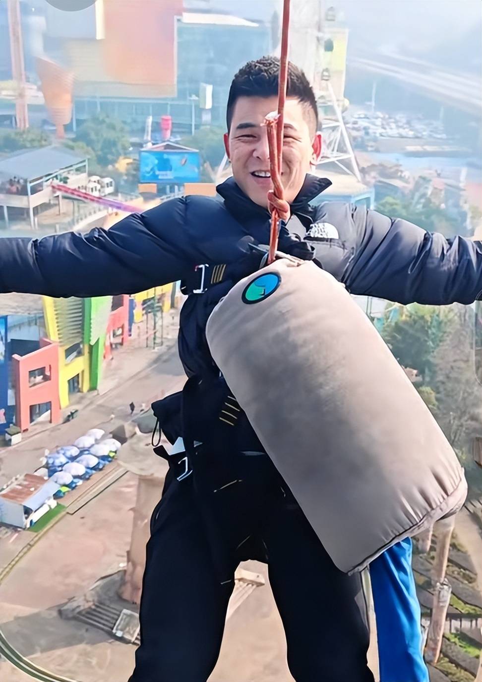 重庆一景区推出割绳蹦极,商家称已获质检认证,网友评论炸了