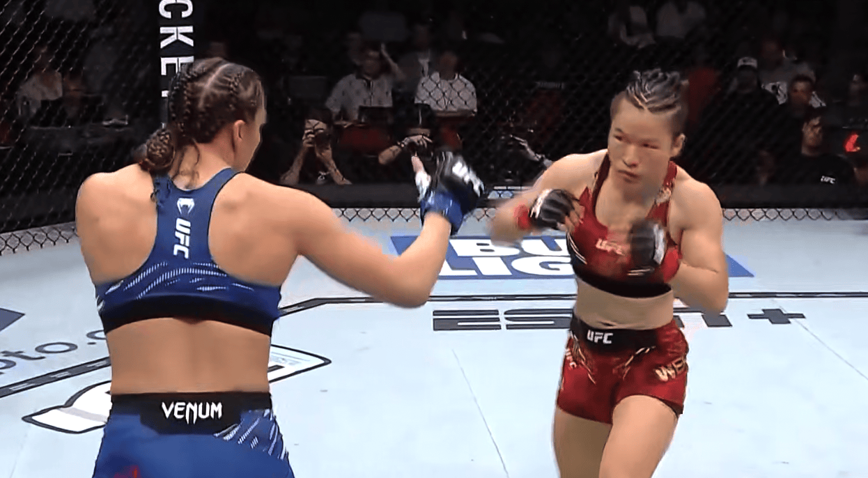 惊！张伟丽UFC312卫冕战，实力碾压对手 张伟丽在UFC312卫冕：一场实力与拼搏的较量