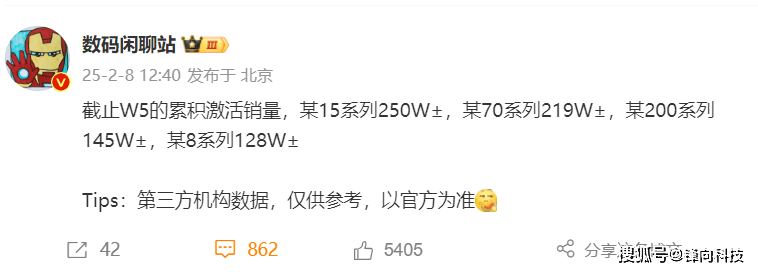 春节假期后：智能手机销量数据大揭秘，从销量数据看国产旗舰手机的竞争态势