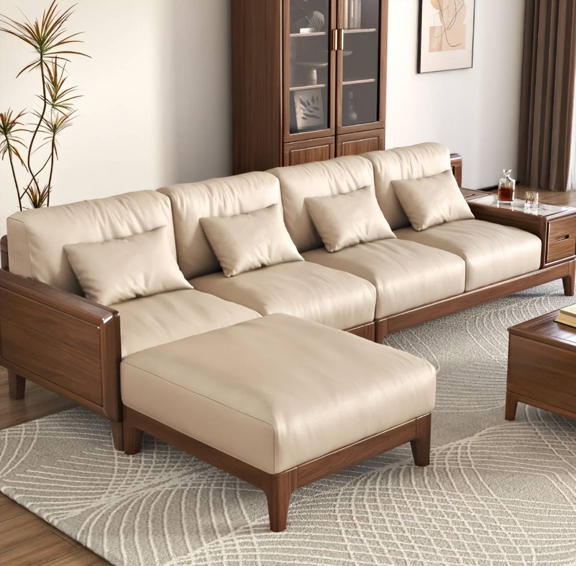 新中式沙发一出,沙发落伍了,简约整洁省空间,真高级!