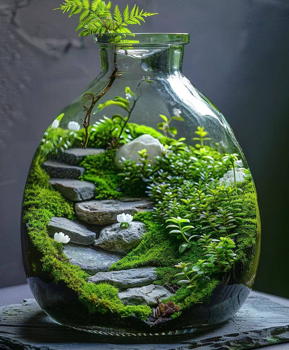 苔藓微景观：自然之美在手指间的绽放
