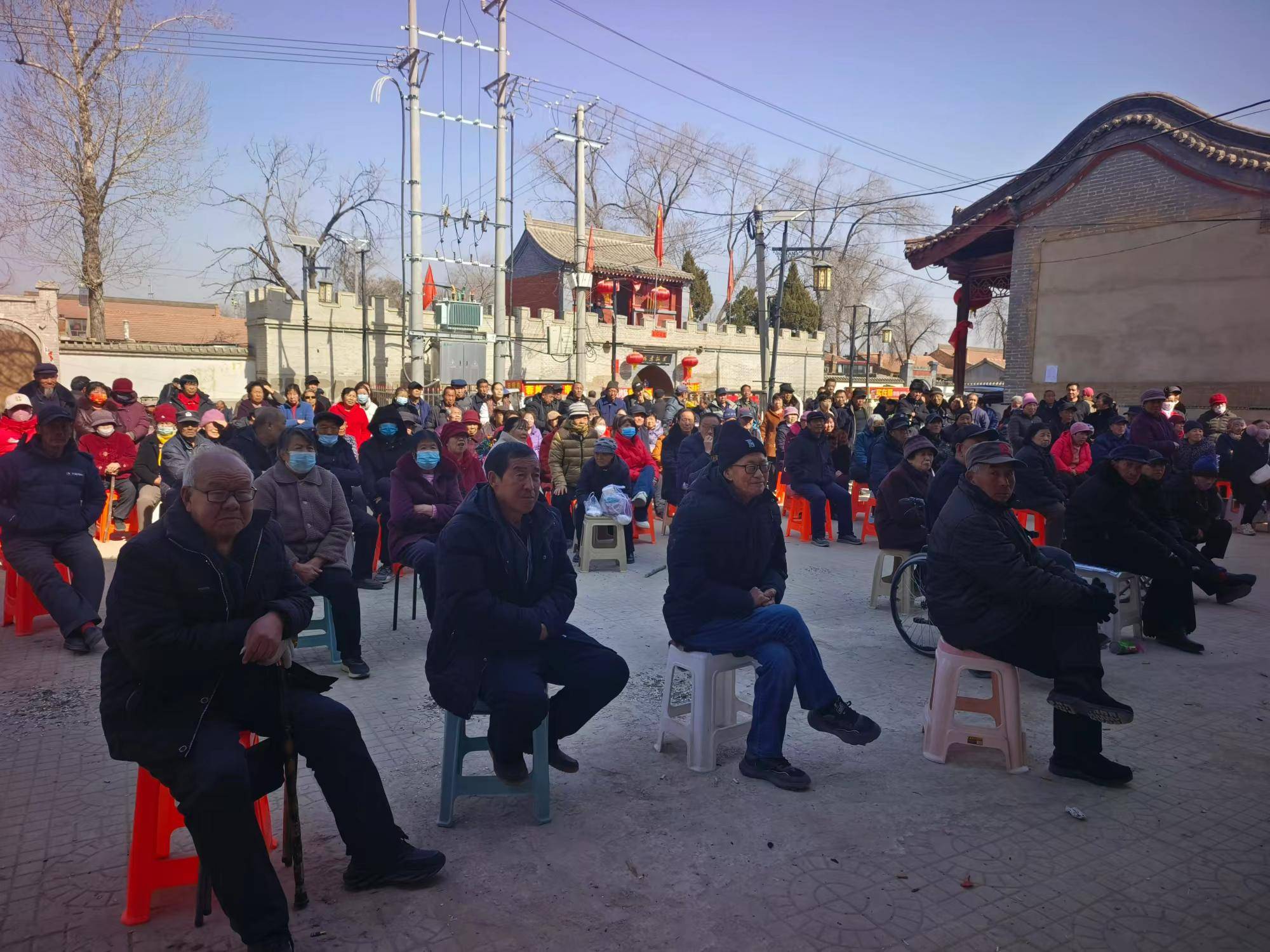 灵丘县武灵镇庄头村唱大戏,文化助力乡村振兴