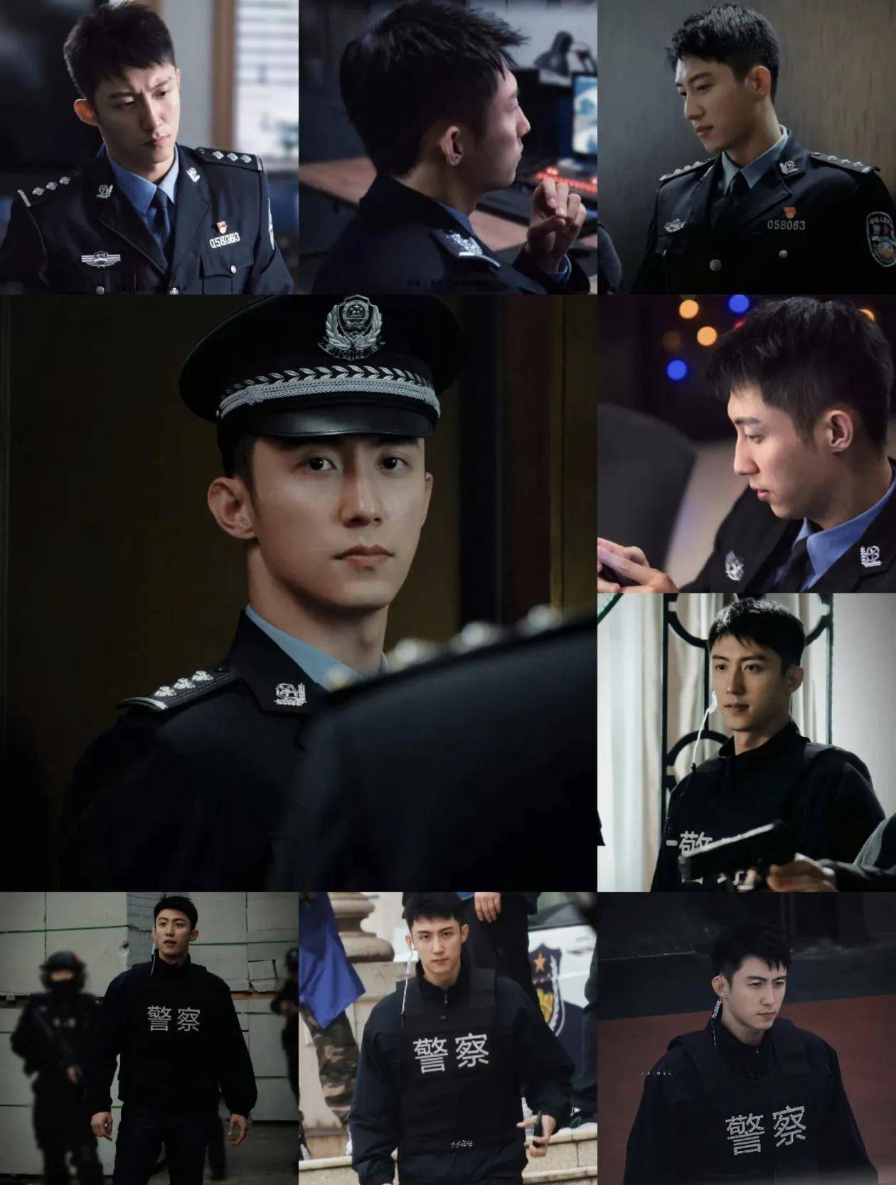 黄景瑜军警造型大赏制服控的福音