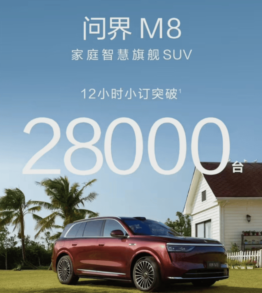 订单破2.8万，问界M8是如何从理想L8手上抢过订单的？_搜狐汽车_搜狐网