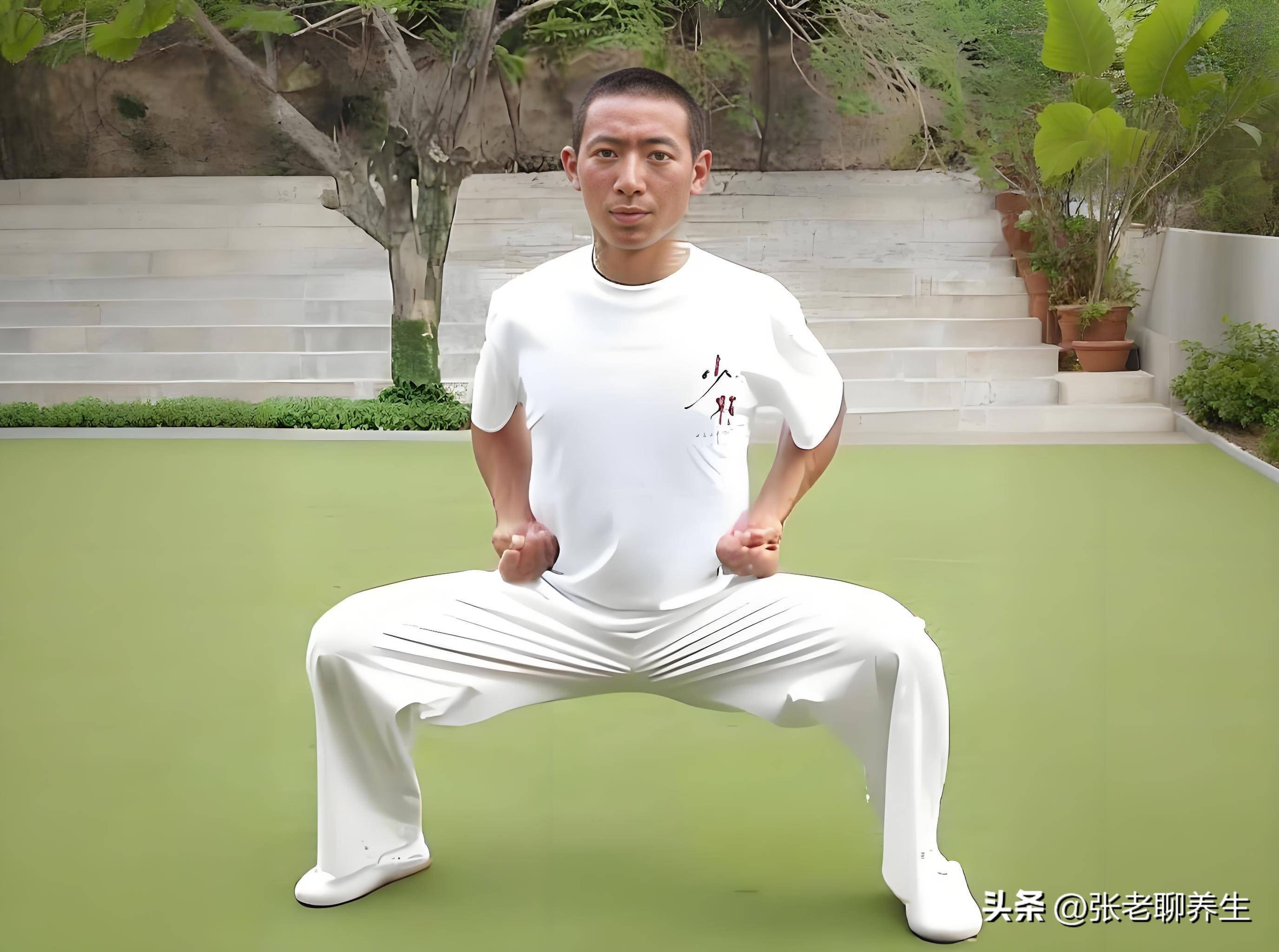 少林72艺之首“四平马步桩”功法详细教学、注意事项_肌肉_纤维_爆发力