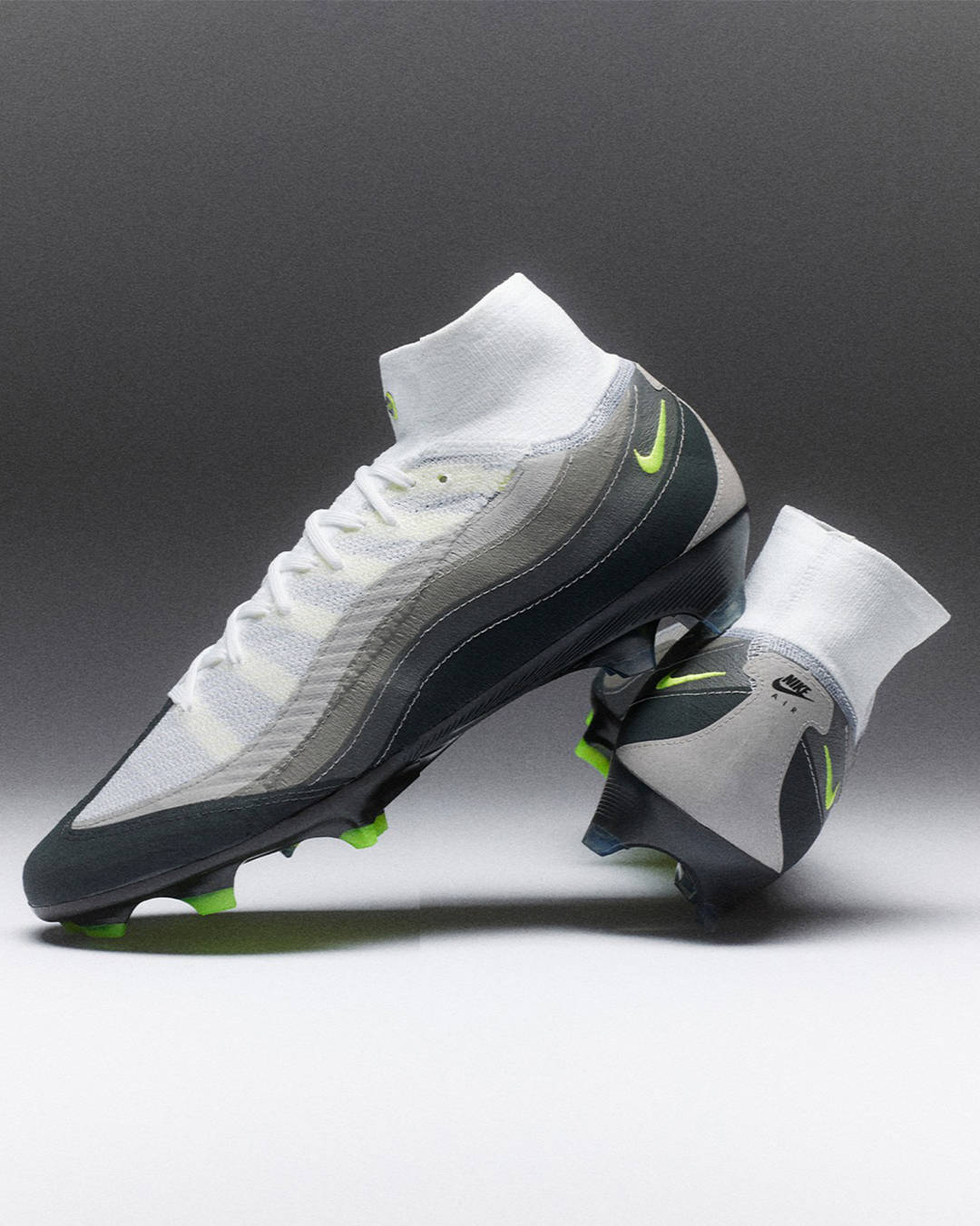 耐克推出 mercurial superfly air max 95足球鞋