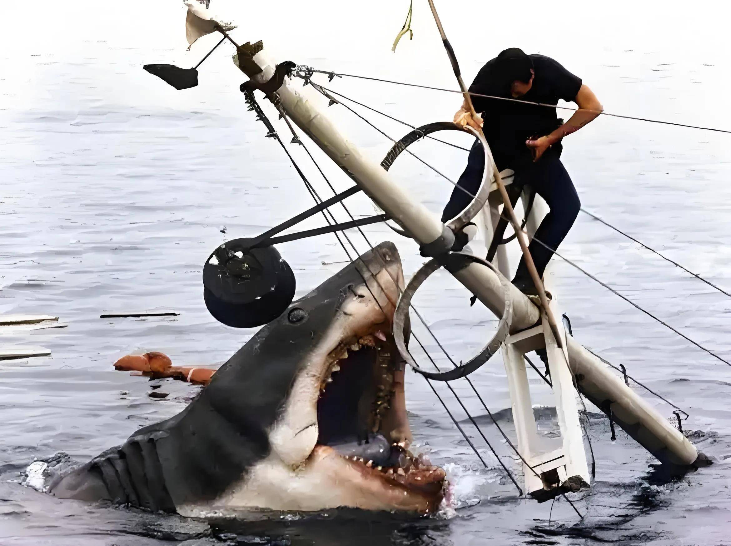 1975年惊世巨作《大白鲨》,一条鲨鱼如何用剧本咬死传统叙事?