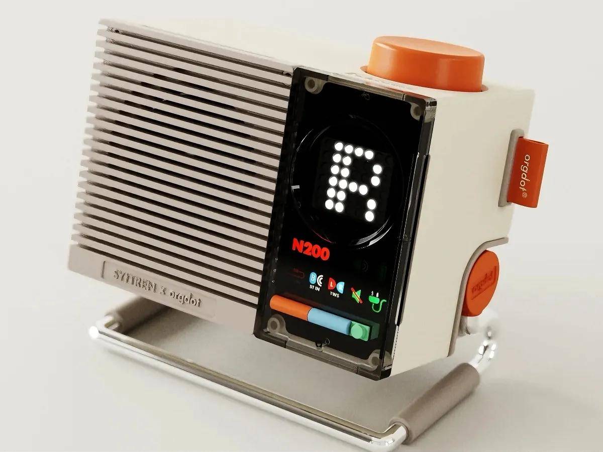 玩转桌面复古格调还看桔点设计商店——赛塔林N100,我的桌面音乐盒!